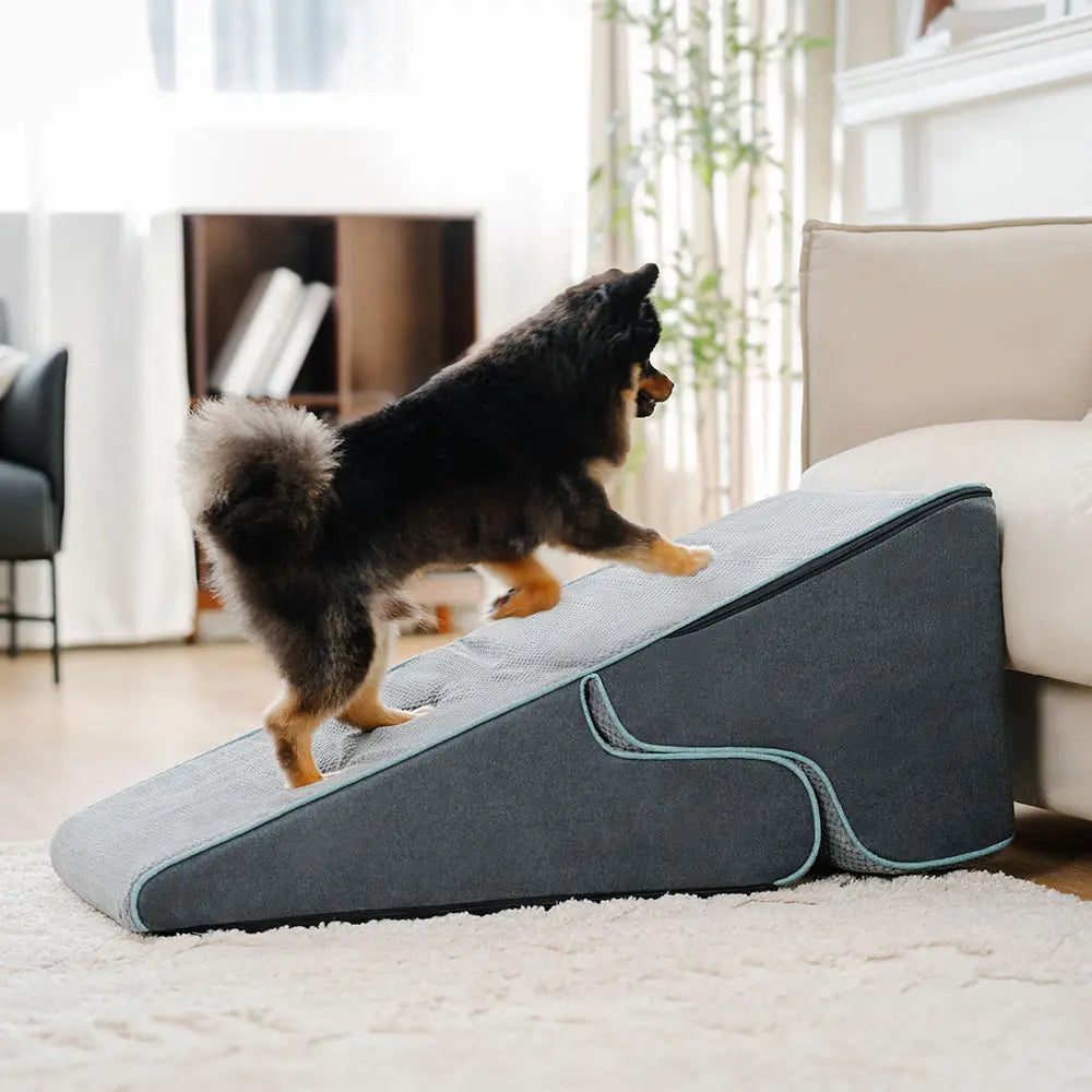 Escaleras para perros plegables 2 en 1 multifuncionales con modo de rampa