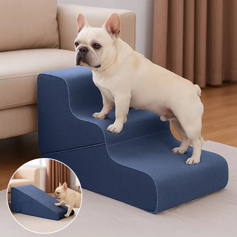 Escaleras para perros plegables 2 en 1 multifuncionales con modo de rampa