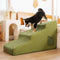 Escaleras de mascota de esponja extraíbles extra anchas de chenille