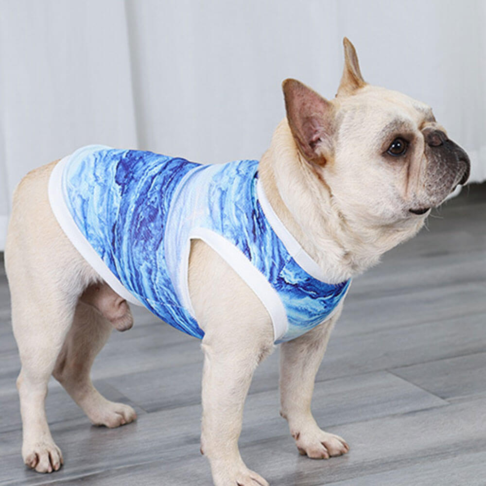 Ropa para mascotas con chaleco refrescante transpirable de verano