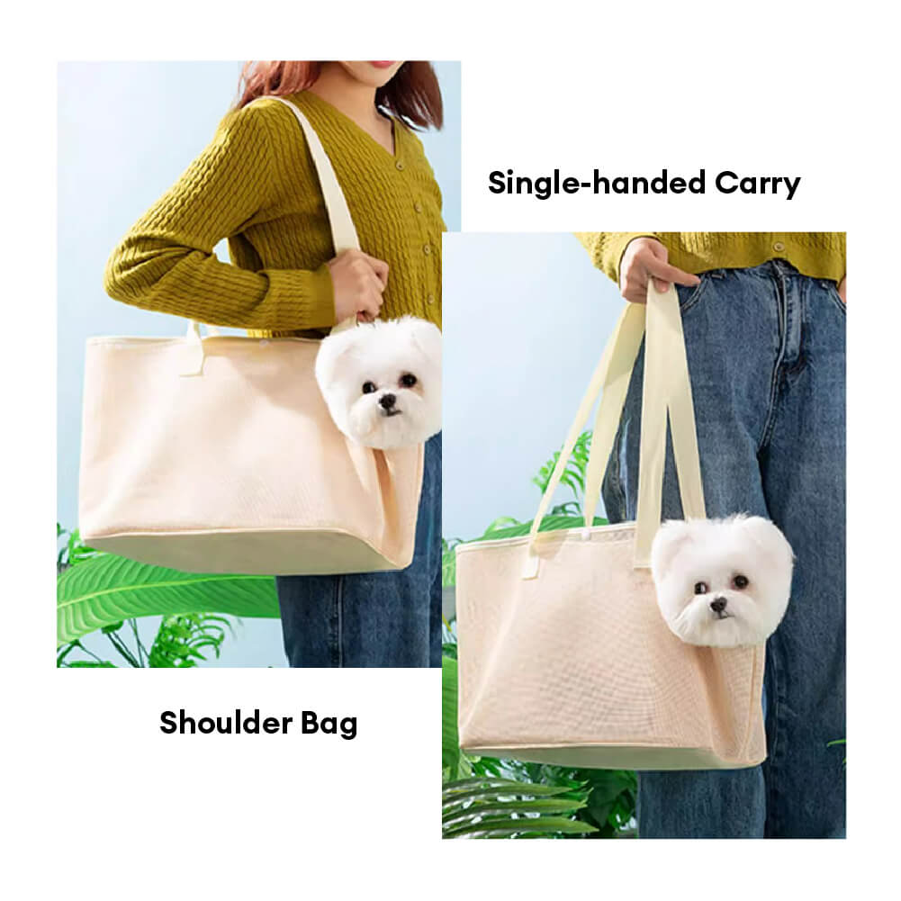 Bolsa de transporte ligera de malla para perros pequeños & Gatos