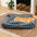 Cama de perros acogedor a checked checken a cuadros Vintage - Tucknap