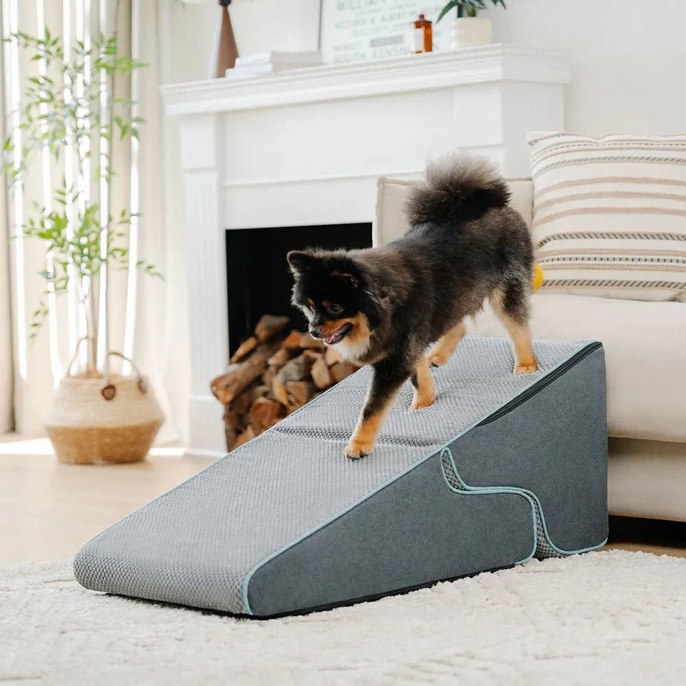 Escaleras para perros plegables 2 en 1 multifuncionales con modo de rampa