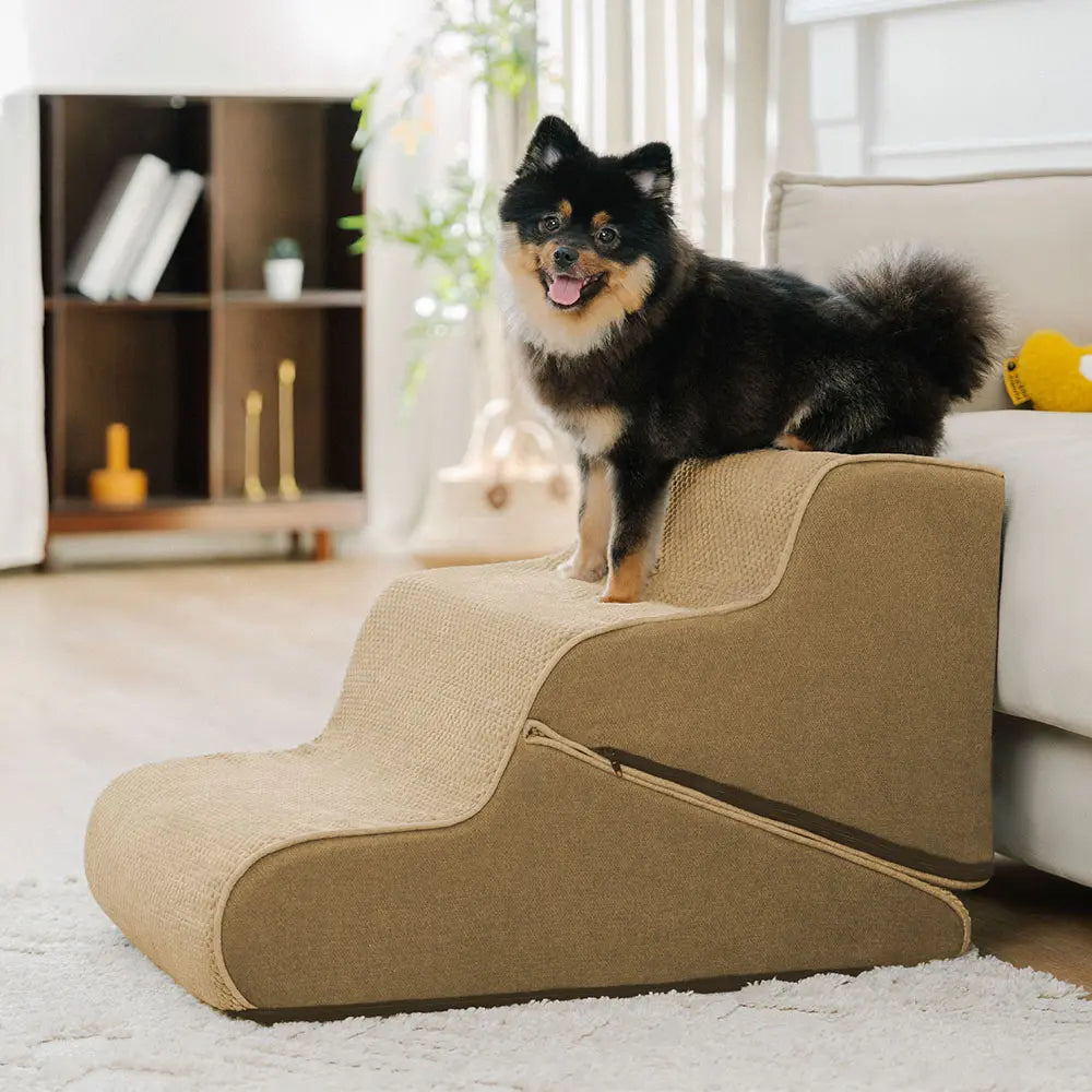 Escaleras para perros plegables 2 en 1 multifuncionales con modo de rampa