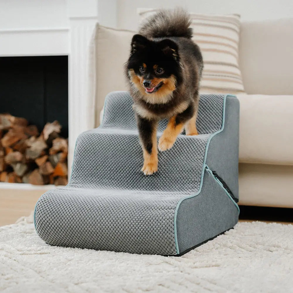 Escaleras para perros plegables 2 en 1 multifuncionales con modo de rampa