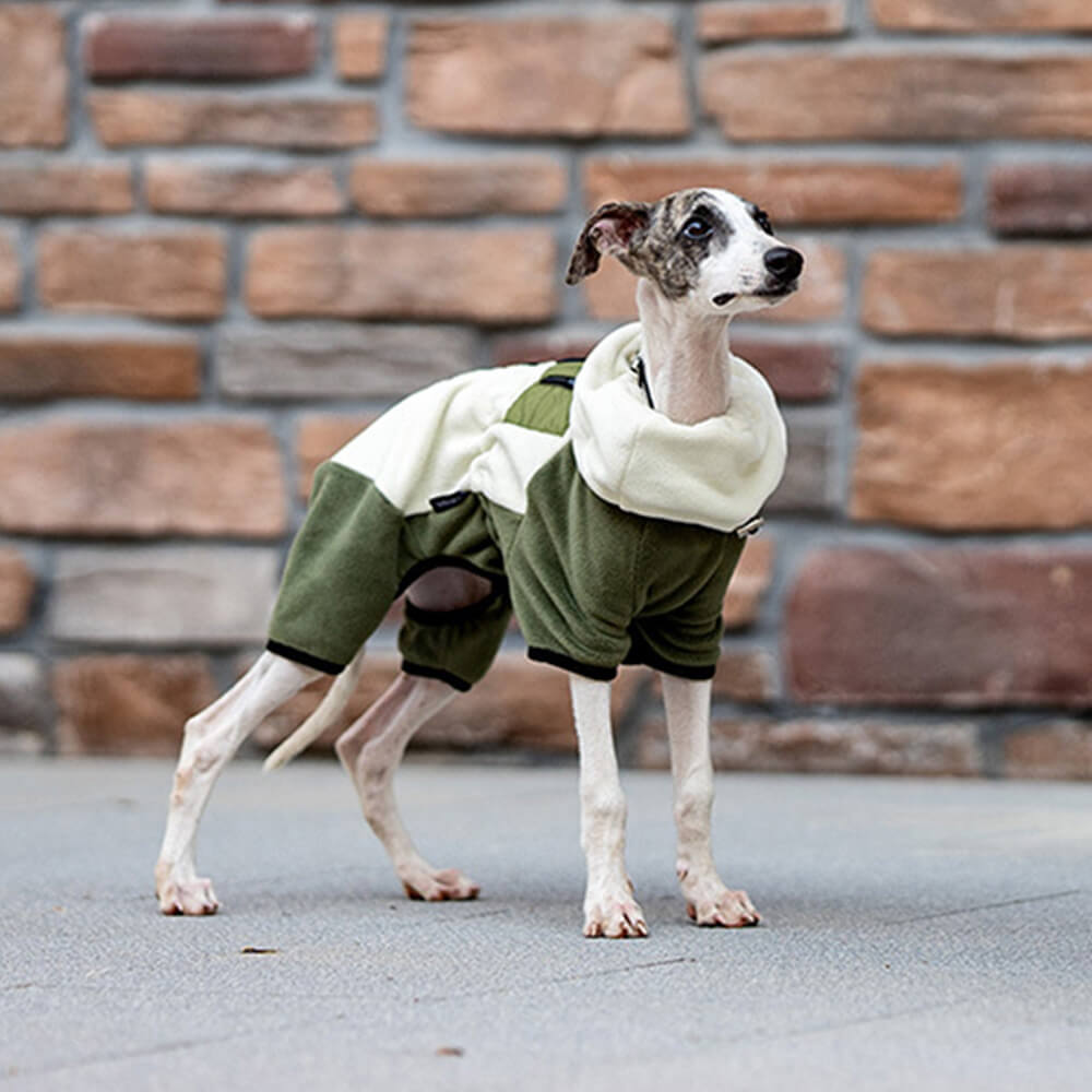 Mono polar de cobertura total para perros con cuello extraíble