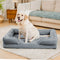Cama de perros ortopédica de soporte envolvente impermeable desmontable