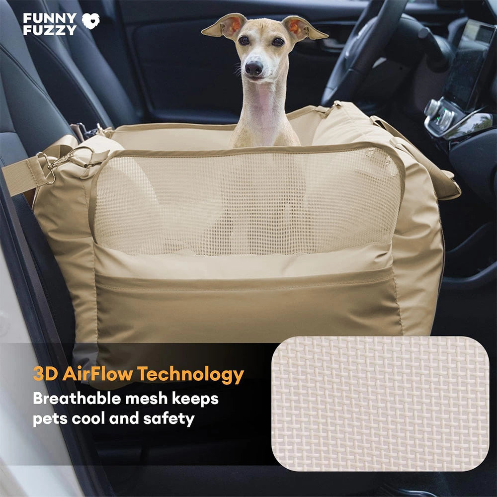 Asiento elevador para coche para perros impermeable y transpirable - Pup Rover