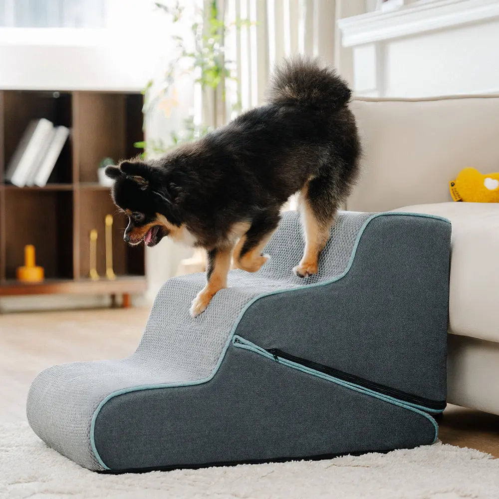 Escaleras para perros plegables 2 en 1 multifuncionales con modo de rampa