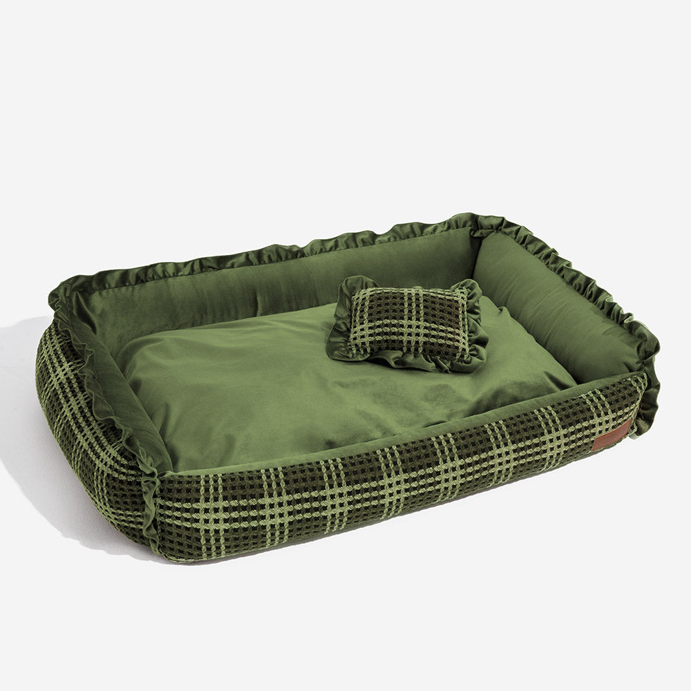 Cama clásica de lujo lavable y acogedora para perros - Bliss Napper