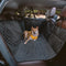 Cubierta de asiento para perros de automóvil múltiple impermeable: protector de asiento trasero convertible para mascotas