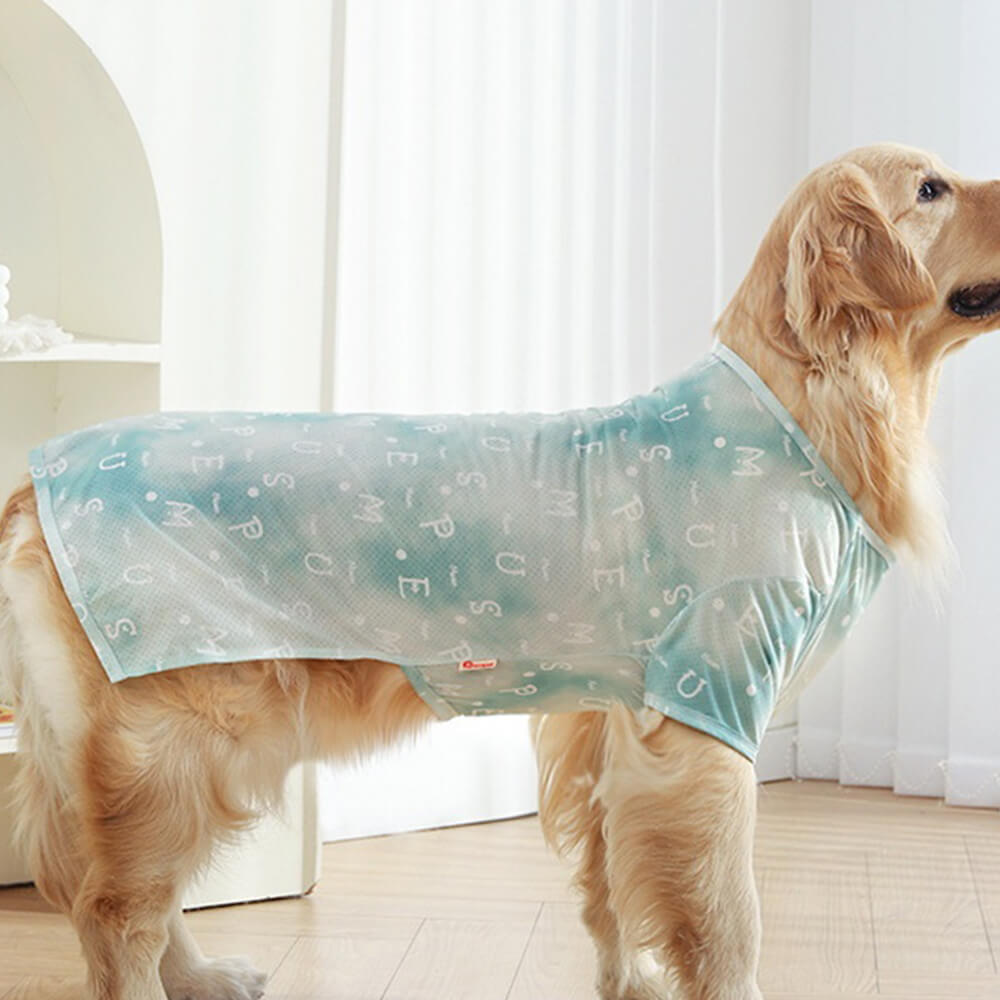 Ropa para mascotas ligera y transpirable de verano