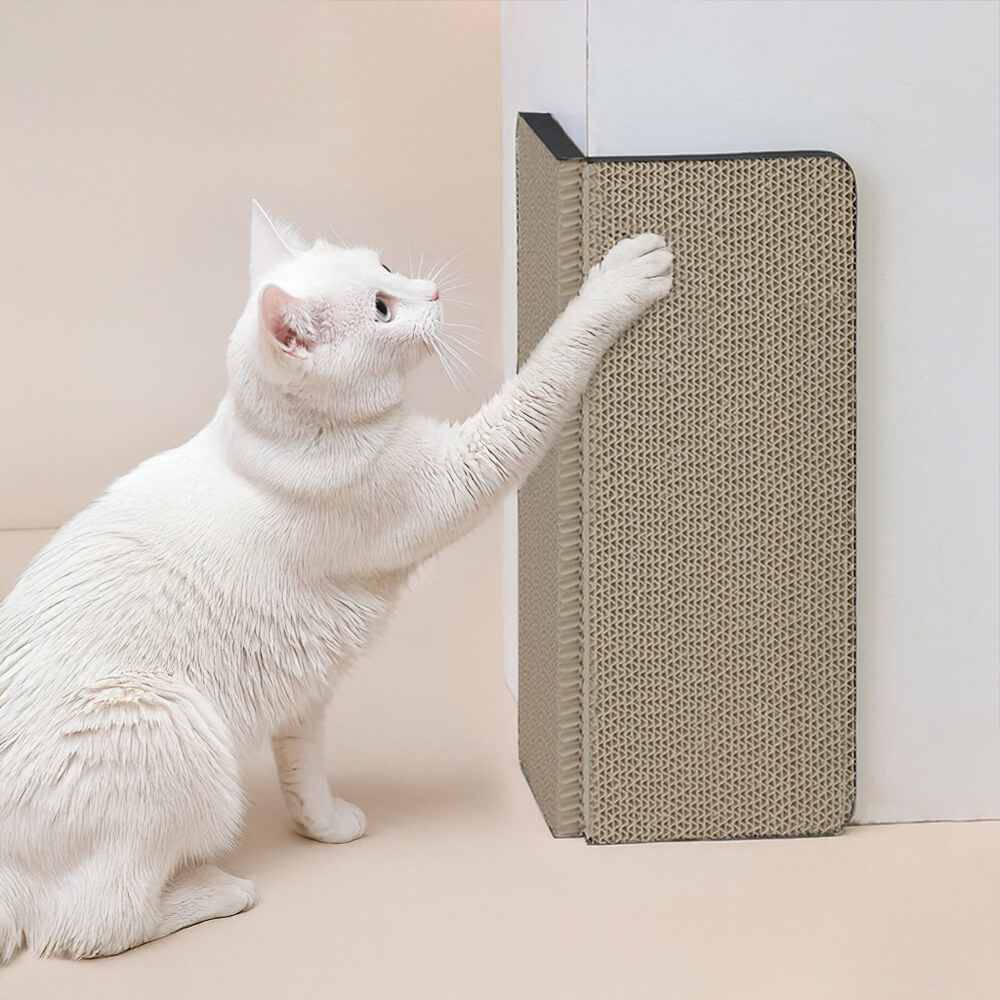 Protector de pared de esquina, tablero rascador para gatos resistente a arañazos