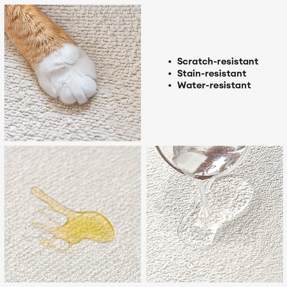 Cubierta de sofá recta no deslizante de teddy impermeable