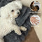 Fluffy espesa espesa cama tranquilizadora con almohada