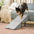 Escalera para perros en forma de rampa de madera convertible 2 en 1