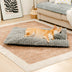 Fluffy espesa espesa cama tranquilizadora con almohada