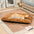 Fluffy espesa espesa cama tranquilizadora con almohada