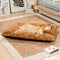 Fluffy espesa espesa cama tranquilizadora con almohada