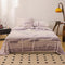 Drap plat de couverture douce en fausse fourrure de lapin dégradé de luxe
