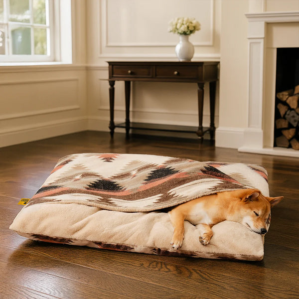 Cama de perros relajante de la cueva reversible para toda la temporada - Hugsack