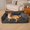 Großes waschbares, flauschiges, orthopädisches, weiches Hundekissen, Hundesofa, Snoozy Dream