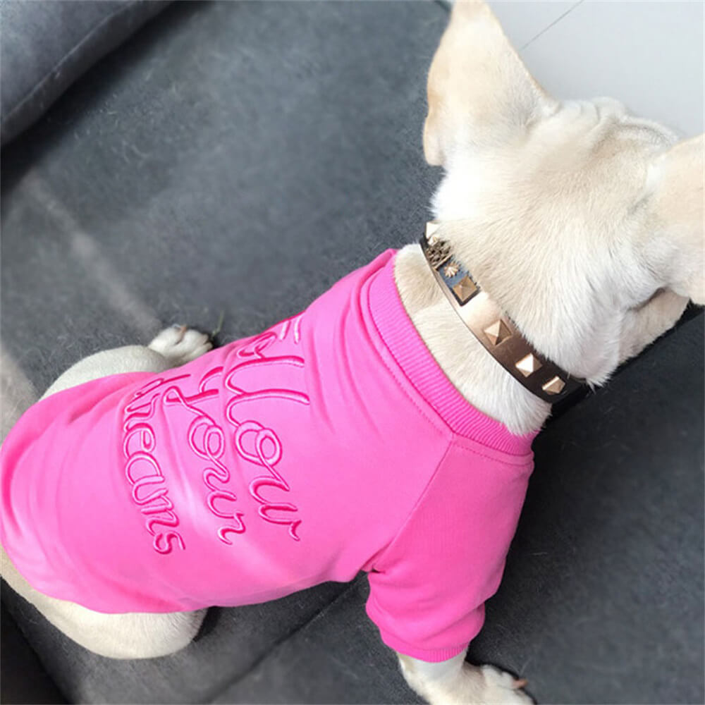 Ropa para mascotas, sudaderas bordadas para perros y gatos, ropa para padres e hijos