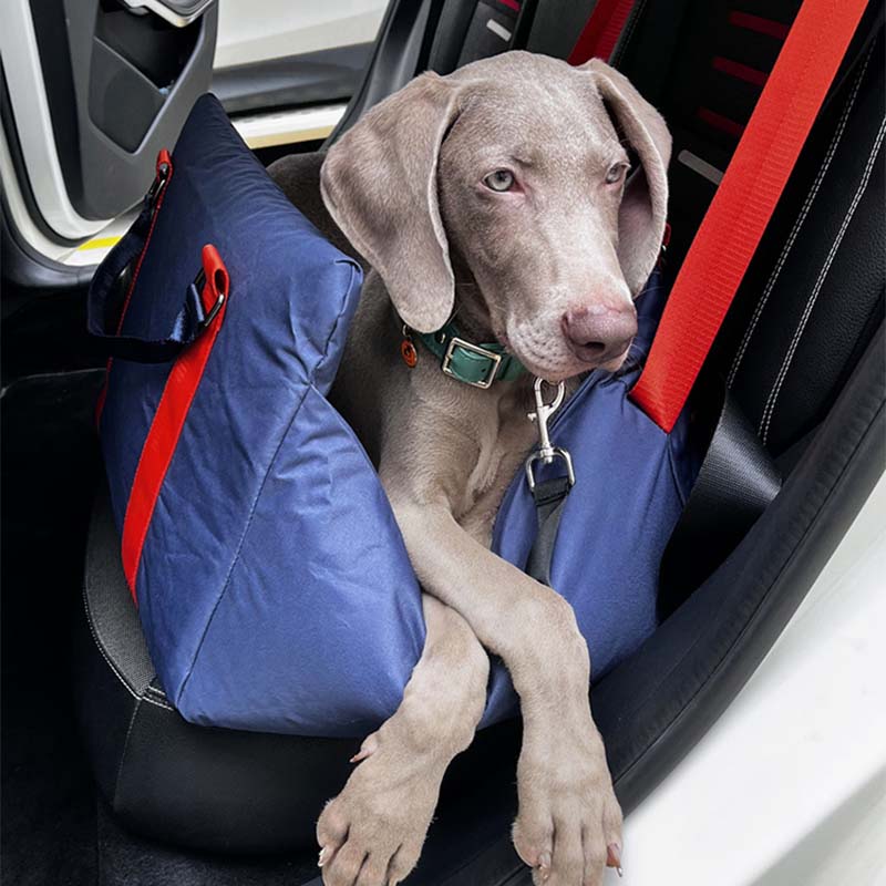 Cama desprendible del asiento de coche del perro del asiento de coche delantero del animal doméstico de la tela de Oxford