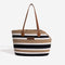 Bolsa de playa de algodón ligero de algodón liviano hecho a mano- Vacaciones de verano