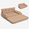 Cama de sofá de perros plegable de perros plegable impermeable de rayas - siesta soleada