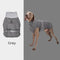 Chaqueta reflectante de perro caliente de cuello alto impermeable