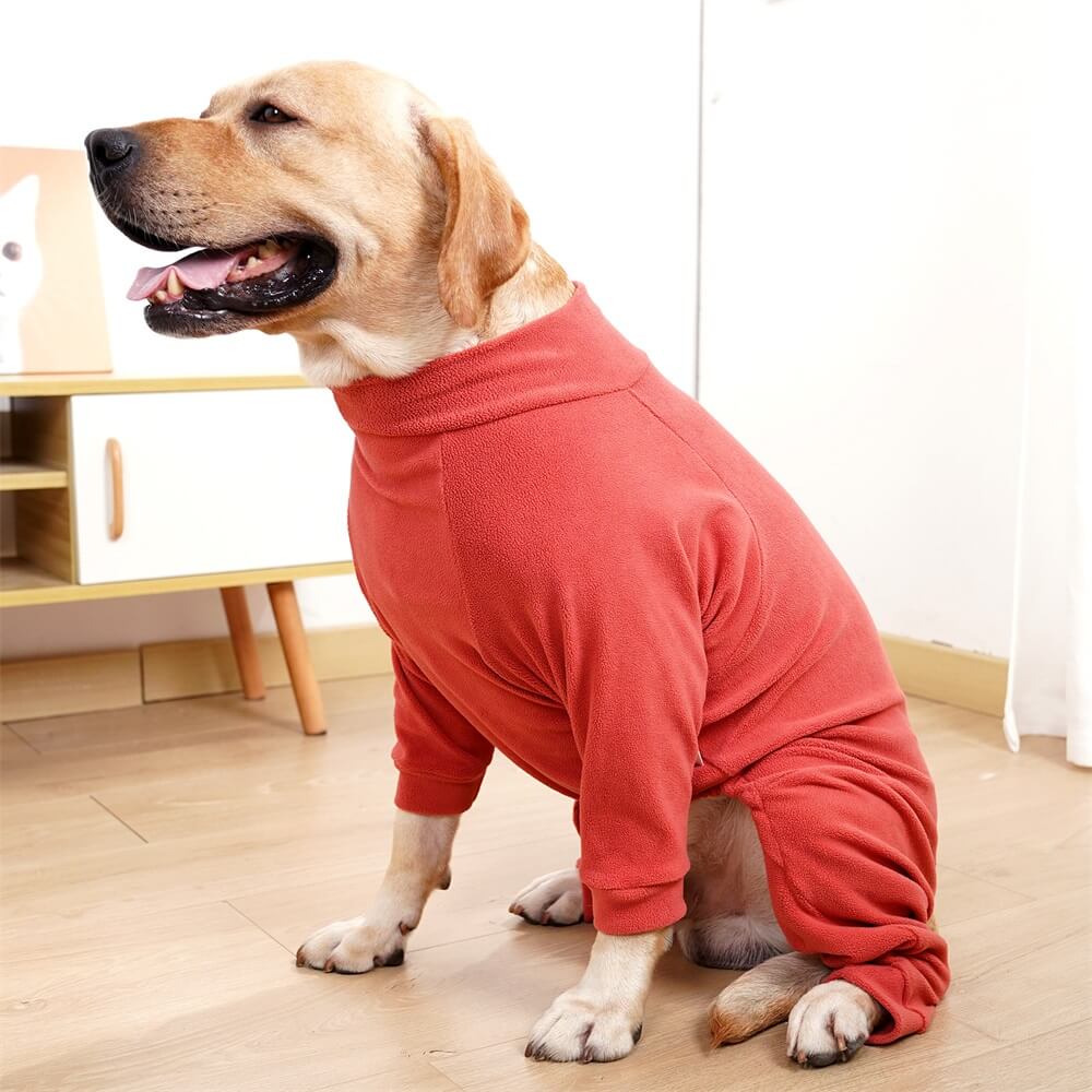 Pijamas de polar acogedores para perros: ropa de dormir perfecta para perros grandes