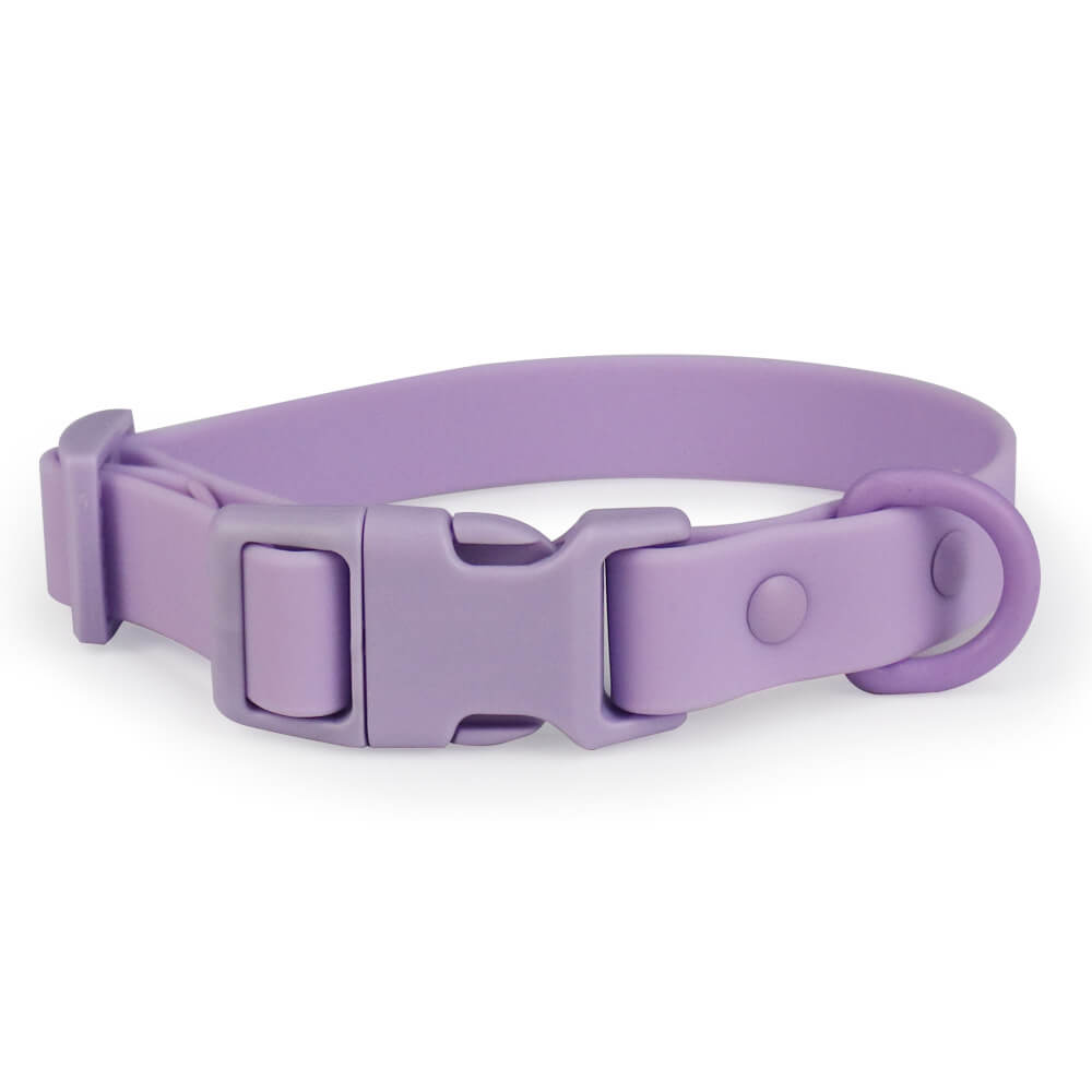 Collar ajustable de PVC resistente al agua y duradero para mascotas: colores personalizables