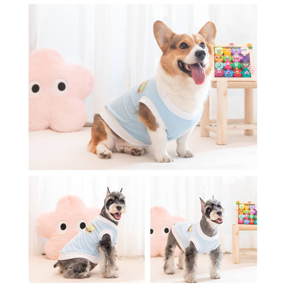 Camiseta ligera para perros, chaleco antidesprendimiento y ropa para mascotas a prueba de frío