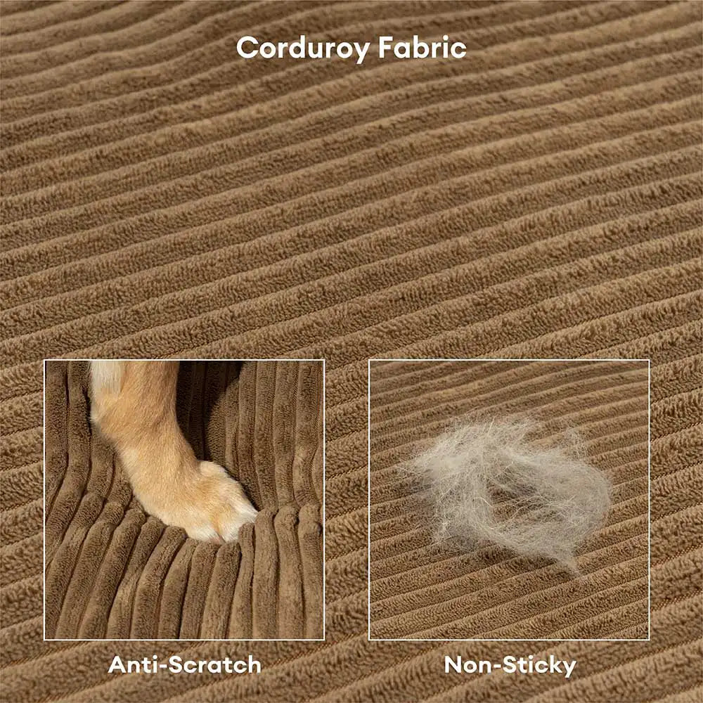 Cana de cana Anti -Scratch Exprovable Cama de perros ortopédica con almohada - COMFYSOFA