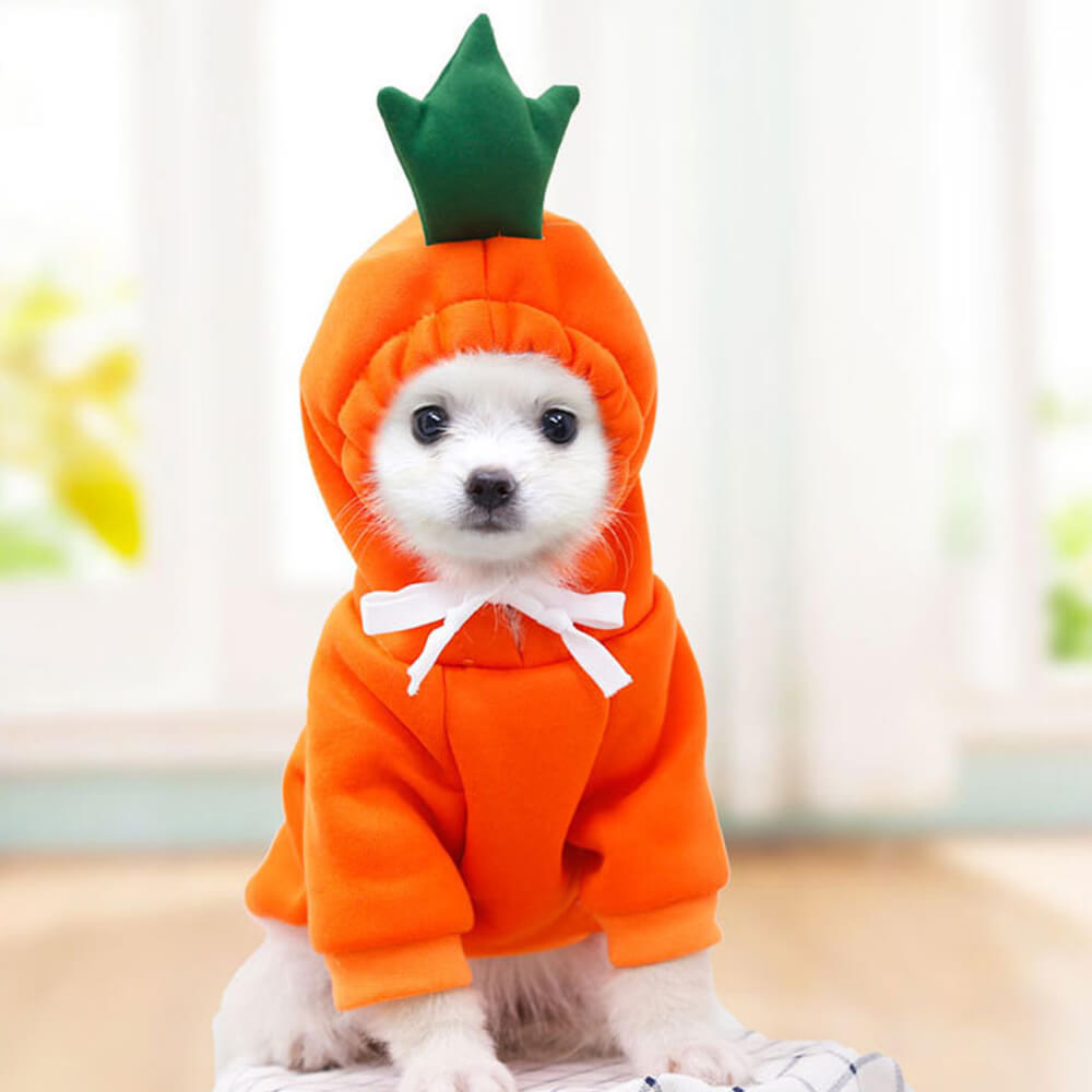 Ropa divertida para mascotas de animales de frutas para perros pequeños y medianos