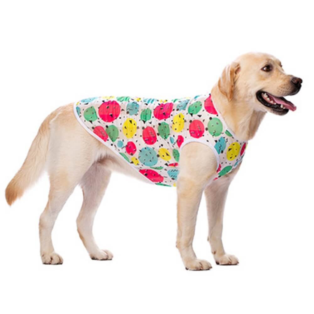 Ropa para perros finos Golden Retriever Labrador patrón transpirable chaleco de protección solar