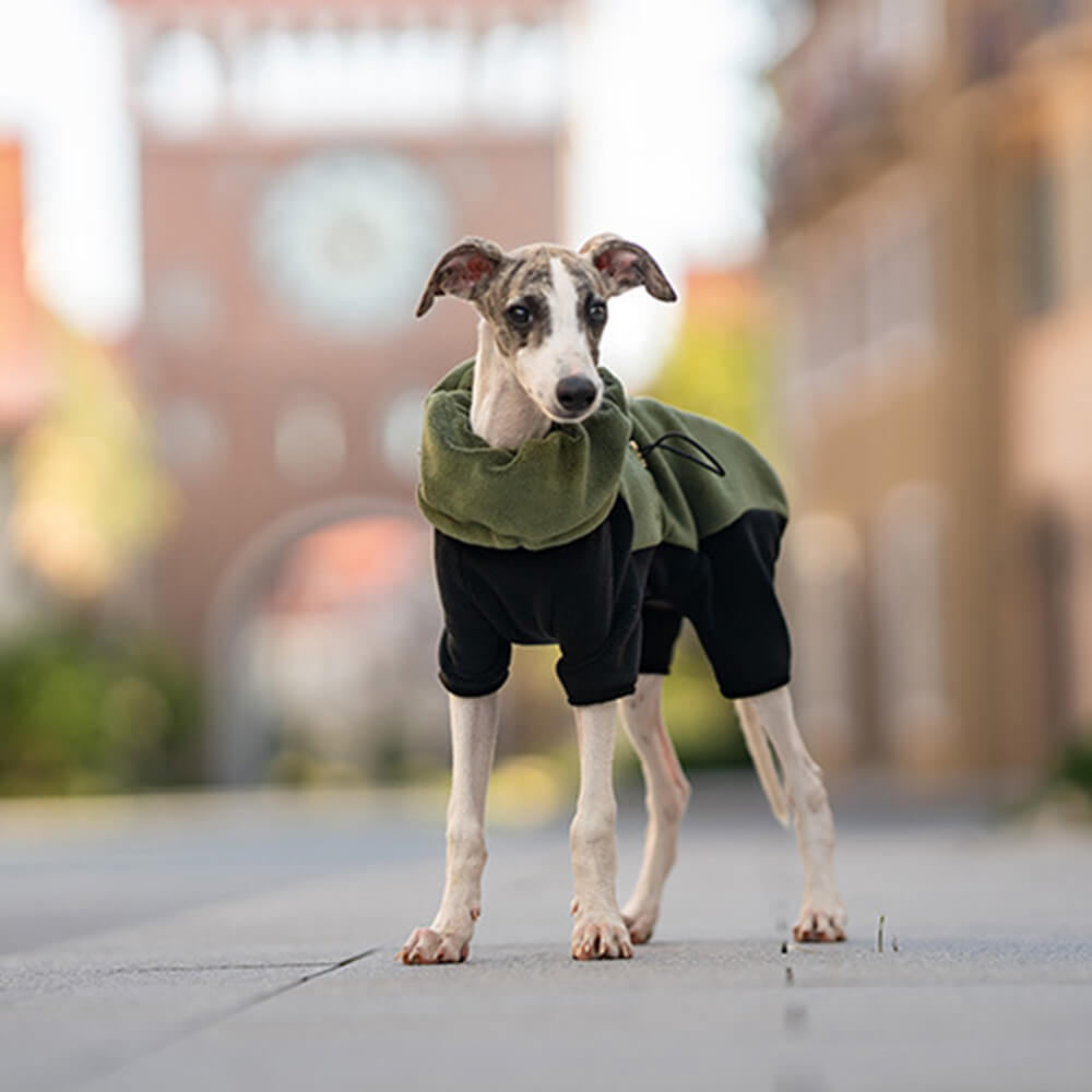 Mono polar de cobertura total para perros con cuello extraíble