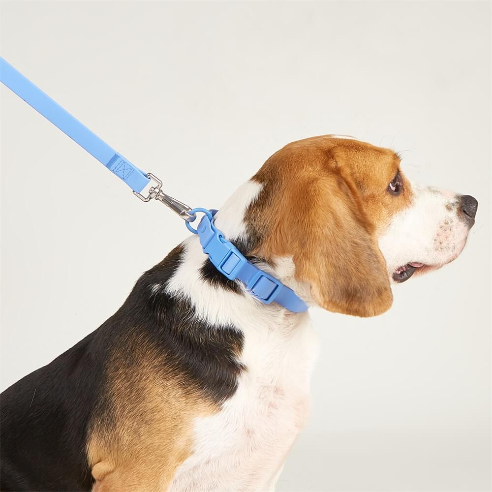 Collar ajustable de PVC resistente al agua y duradero para mascotas: colores personalizables