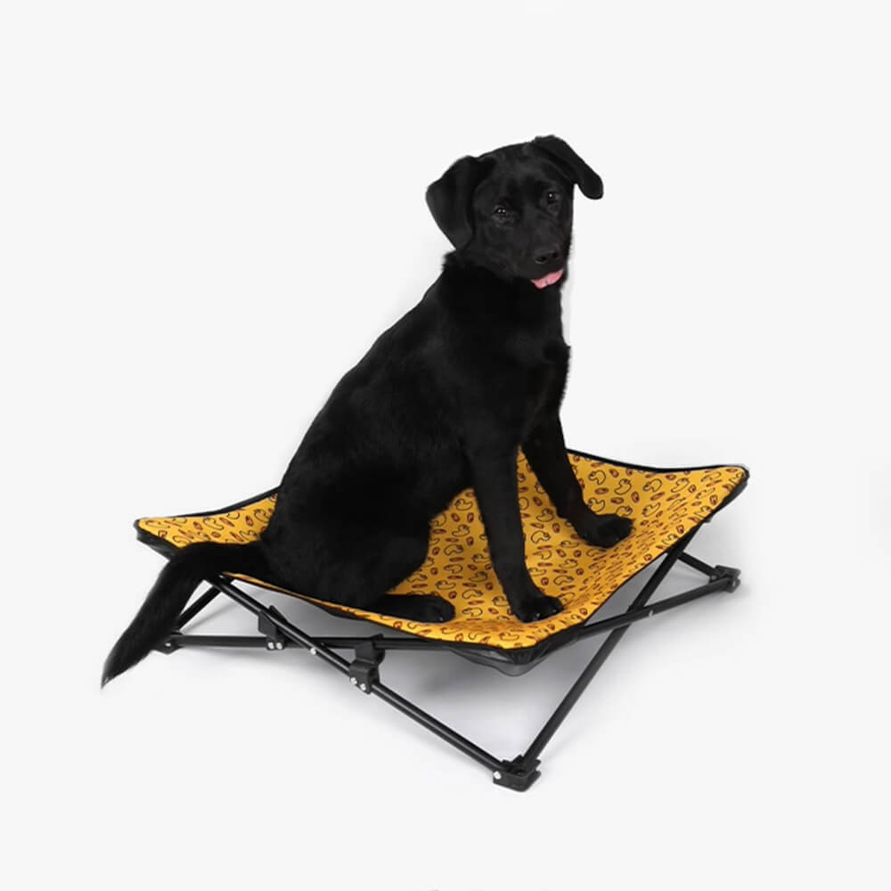 Cama para perros plegable y lavable para exteriores con múltiples patrones