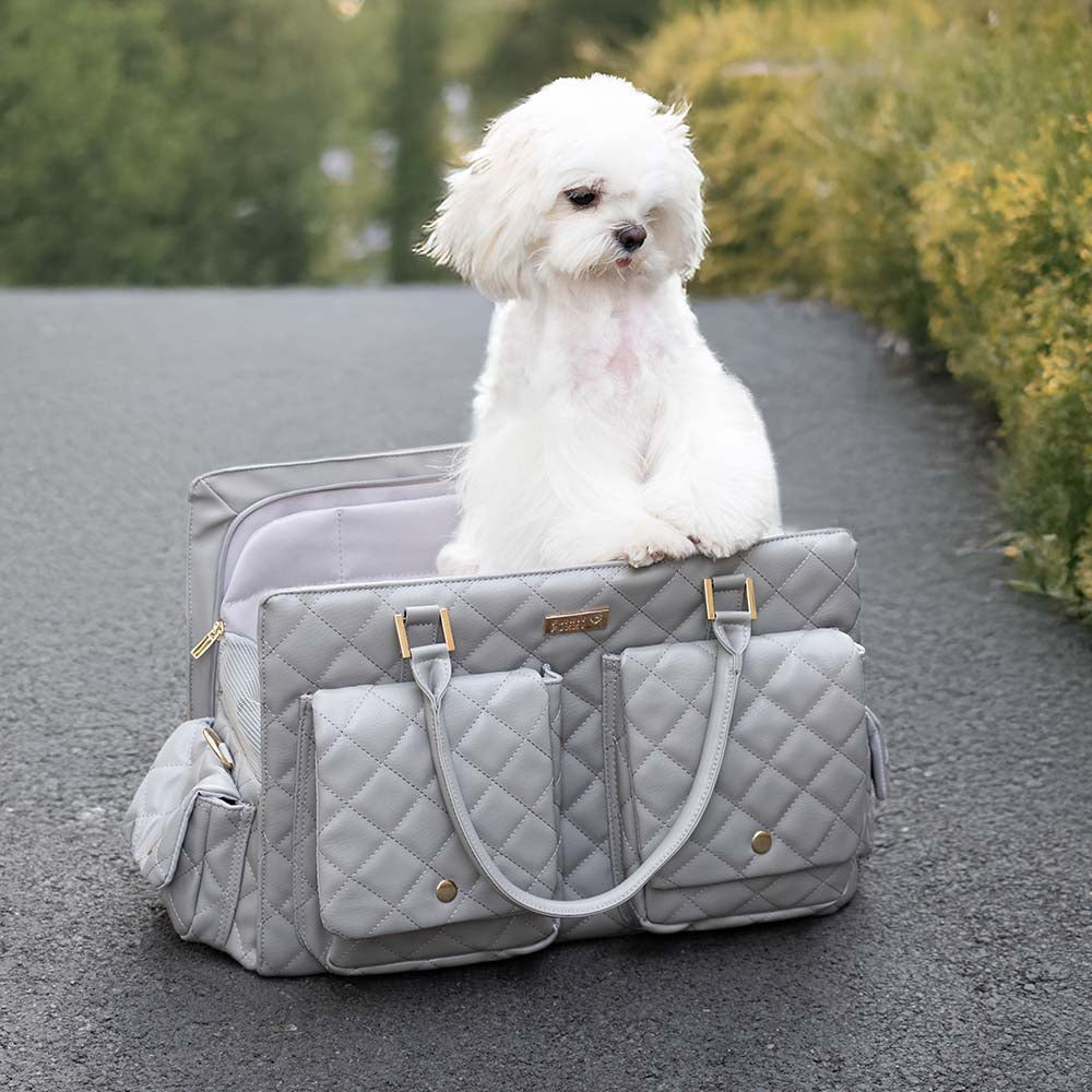 Bolsa de viaje grande, elegante, multifuncional y compartida para humanos y perros - Wandering Tail