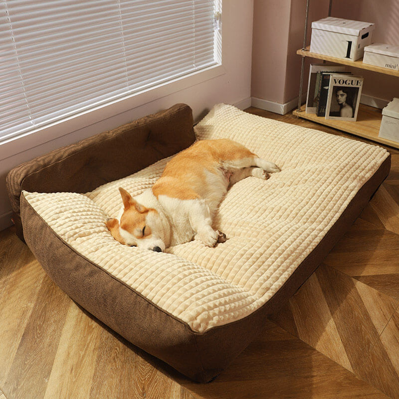 Cama tipo almohada para perros y gatos, lavable, grande, gruesa, para todas las estaciones