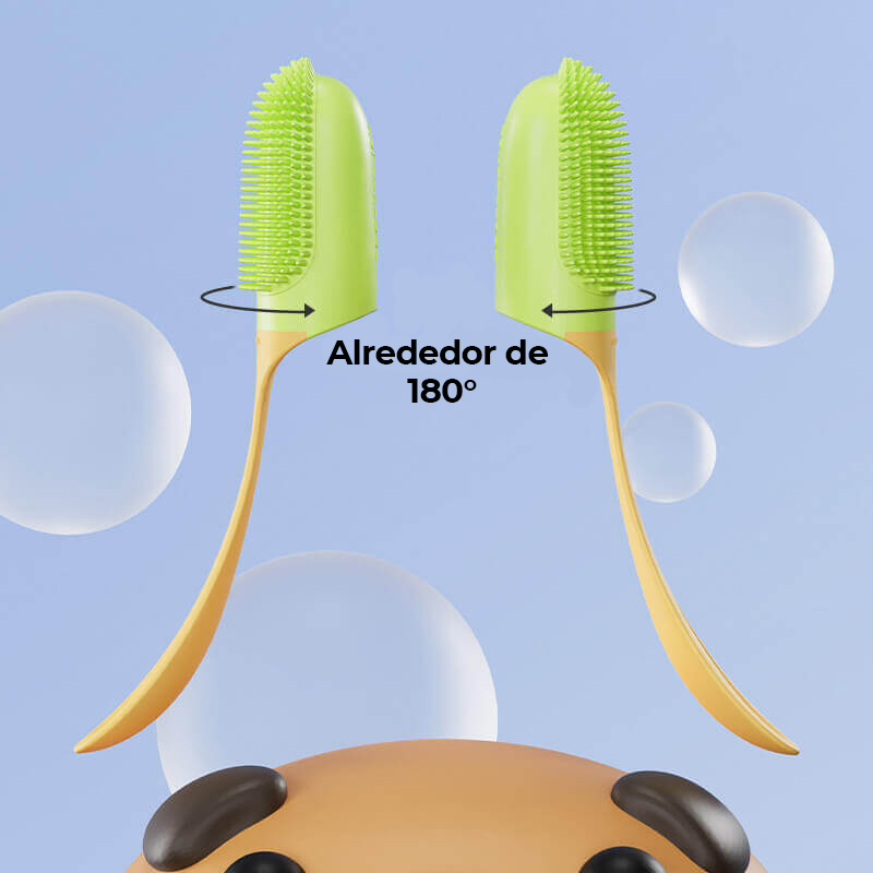 Cepillo de dientes para mascotas Cepillo de dientes para limpieza de dientes