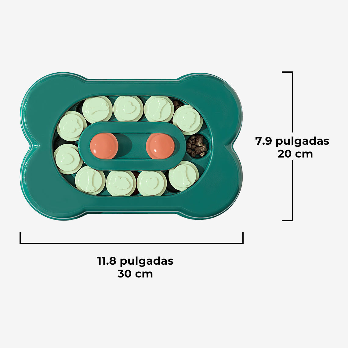 Bandeja de Forrajeo Deslizante para Perros