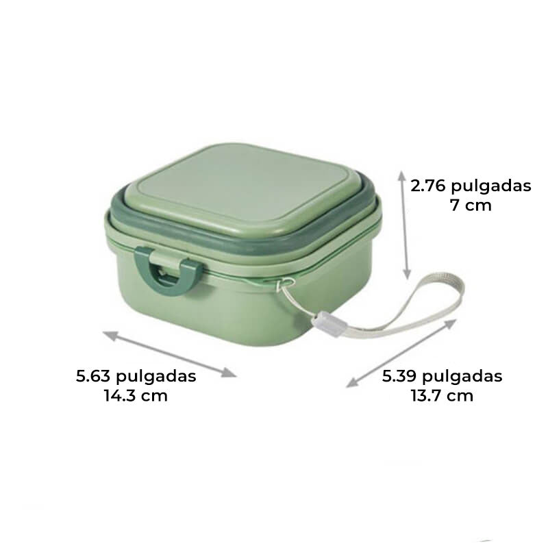 Bol portátil doble plegable para viajes