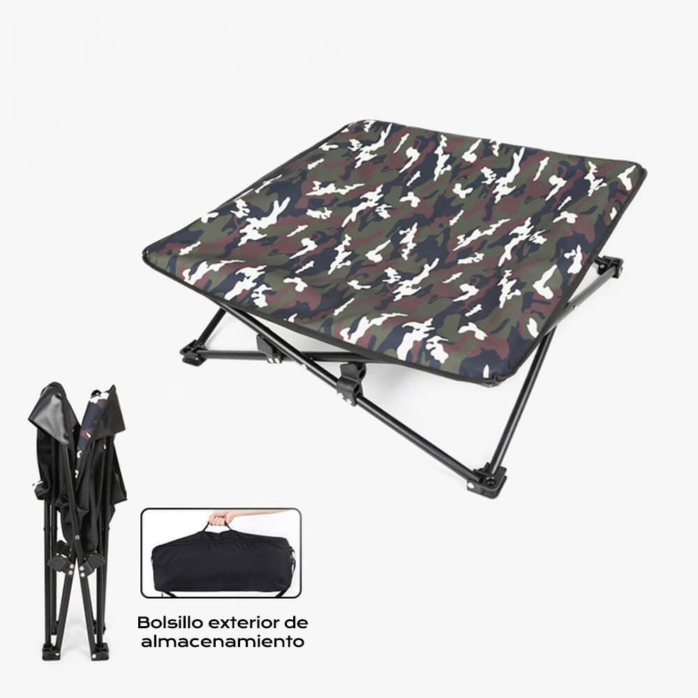 Cama para perros plegable y lavable para exteriores con múltiples patrones