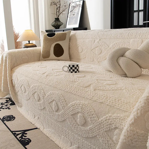 Cubierta de sofá protectora multifuncional de Star Series Plush Multifuncional