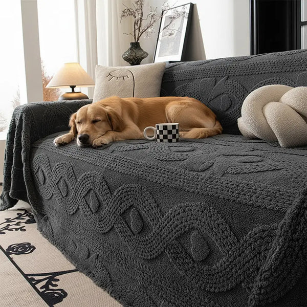 Cubierta de sofá protectora multifuncional de Star Series Plush Multifuncional