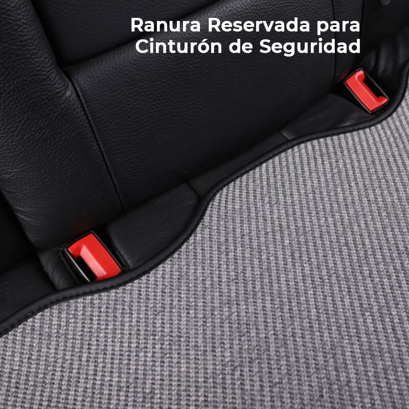 Funda completa de asiento delantero para coche transpirable y anti-arañazos de chenilla