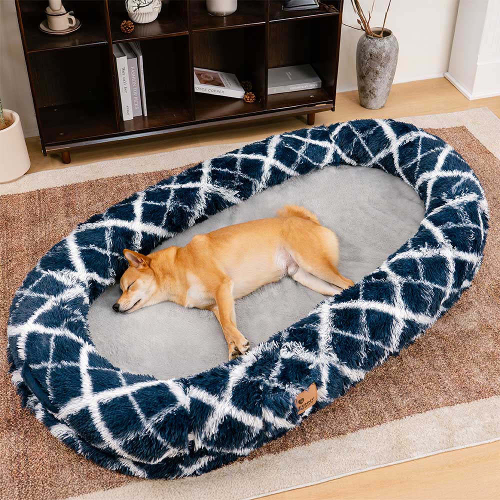 Cama para perros humana clásica, grande y esponjosa Dount - Cuddle Cradle